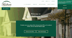Desktop Screenshot of madisonsettlements.com